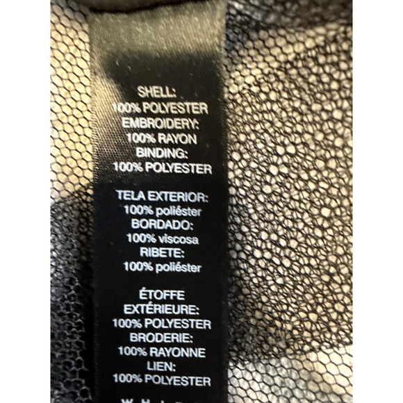 White House Black Market Sheer Embroidered Mesh Top Y2K Fairycore Romantic Goth - Picture 5 of 10